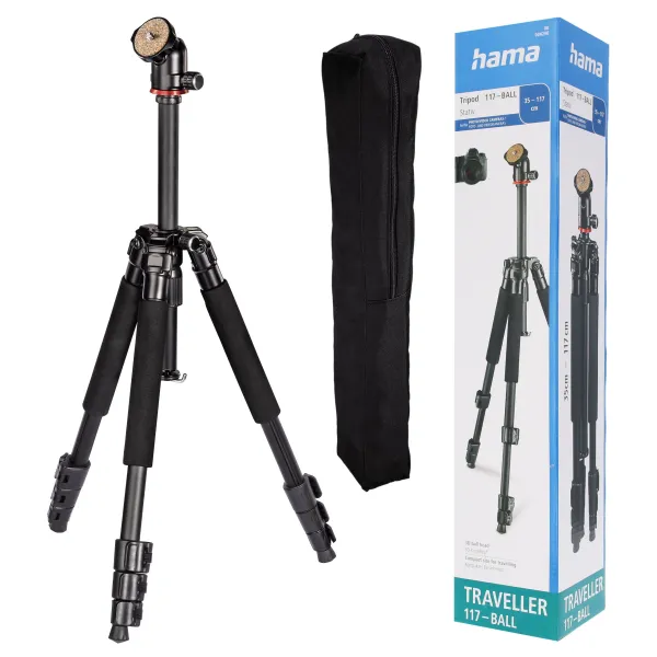 Hama Statyw na aparat fotograficzny kamerę głowica kulowa tripod regulowany