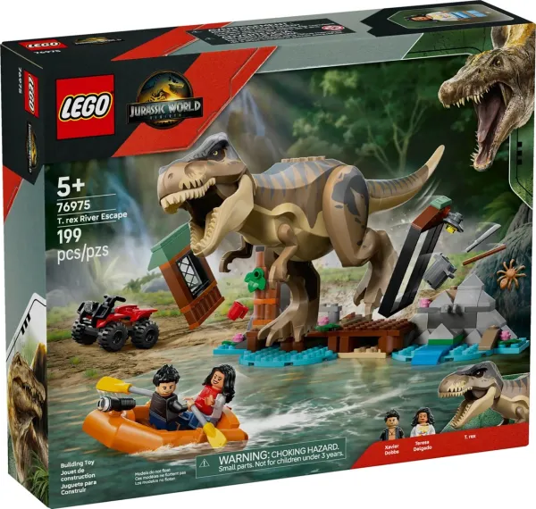 LEGO Jurassic World 76975 - Ucieczka rzeką przed tyranozaurem