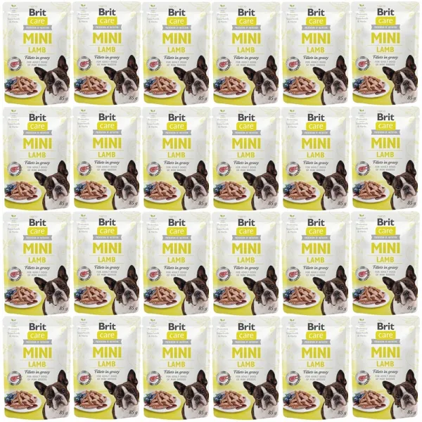 BRIT Care Mini Lamb - mokra karma dla psa - 24x85g