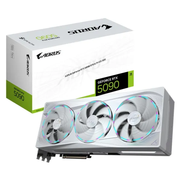 Karta graf Gigabyte AORUS RTX 5090 Stealth ICE 32GB