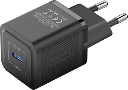 Ładowarka Vention USB-C 20W GaN BLACK