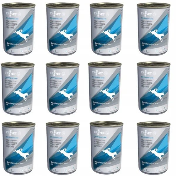 TROVET Hypoallergenic LRD z jagnięciną - mokra karma dla psa - 12x400 g