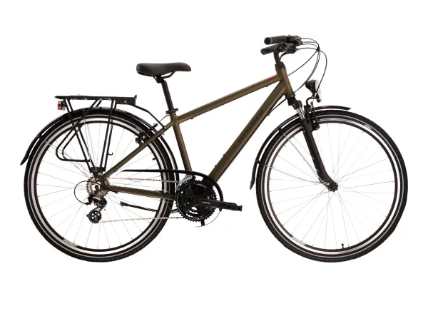 Rower trekkingowy KROSS Trans 2.0 rozmiar S Khaki