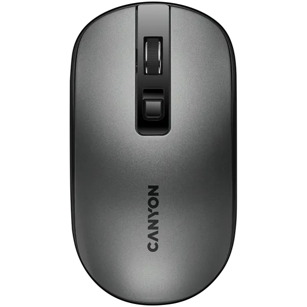 CANYON Mysz bezprzewodowa MW-18 Akumulator Ciemnoszara