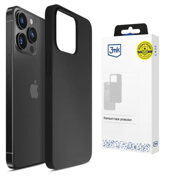Apple iPhone 16 Pro Max - 3mk Hardy Mellow Case Black
