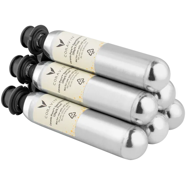 CORAVIN Pure Sparkling, zestaw kapsułek z CO2, 6 szt