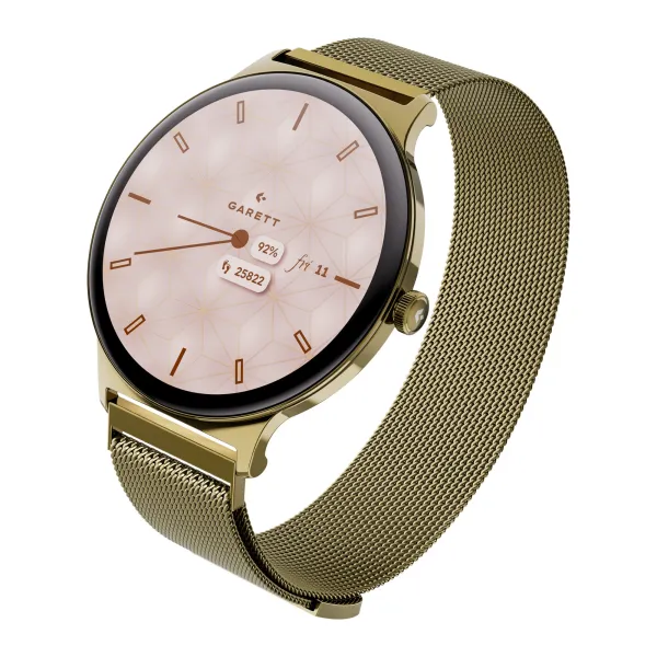 Smartwatch Garett Verona 2 złoty mesh