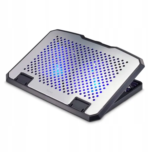 Hama aluminium podstawka chłodząca pod laptopa 15.6" z wentylatorem + LED