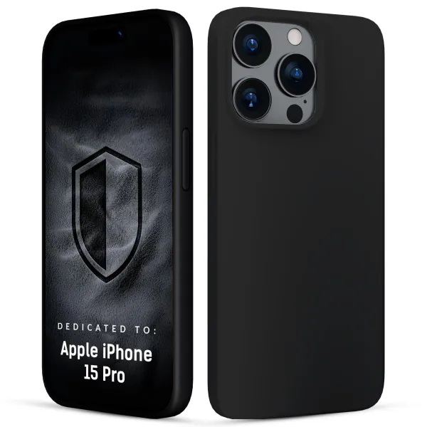 Apple iPhone 15 Pro - 3mk Hardy Mellow Case Black
