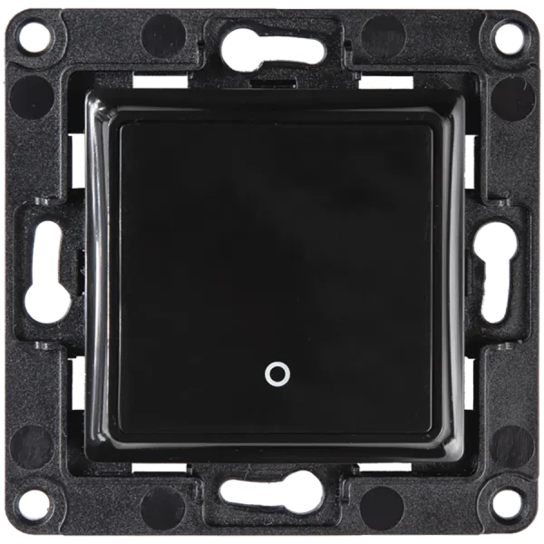 SHELLY Wall switch 1 - black white inteligentny włącznik 1p czarny