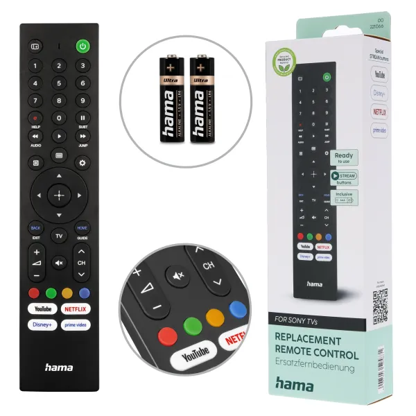 Pilot do TV Hama zamiennik do telewizora Sony smart tv