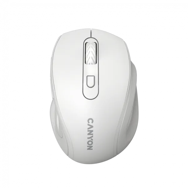 CANYON Mysz bezprzewodowa 6 przyc. 2.4GHz 1600 DPI biała