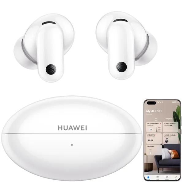 SŁUCHAWKI BEZPRZEWODOWE HUAWEI FREEBUDS NEO BIAŁE ANC DOKANAŁOWE 40h BT 6.0