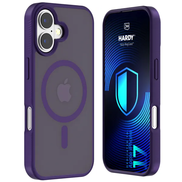 Apple iPhone 17 - 3mk Hardy Hazy MagCase Purple