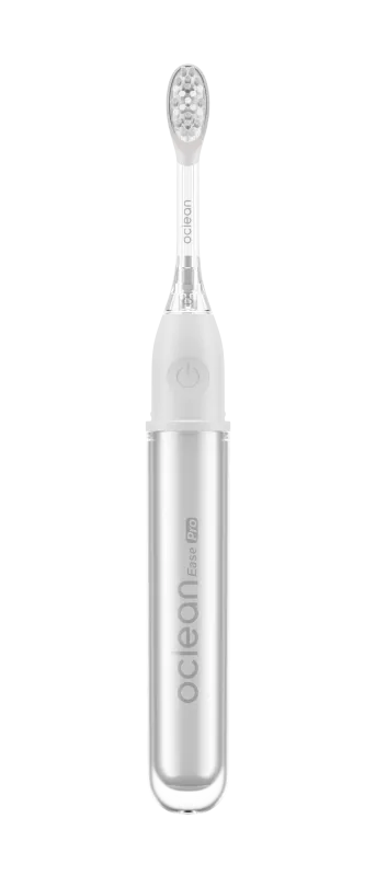 Szczoteczka soniczna Oclean Ease Pro srebrna z pokrywką 2w1 72 000 ruchów