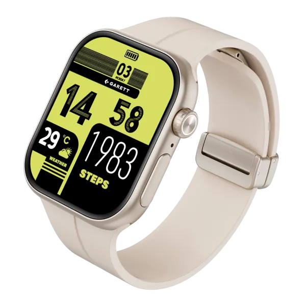 Smartwatch Garett Next AI 4G srebrny