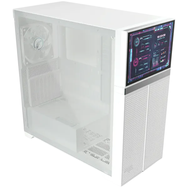 VALKYRIE VK02 LCD White obudowa PC Biały