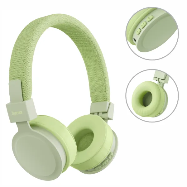 Hama słuchawki nauszne bluetooth FREEDOM LIT III NEW ZIELONE mikrofon