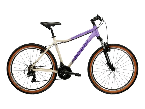 Damski rower górski MTB KROSS Lea X100 rozmiar M Fioletowy
