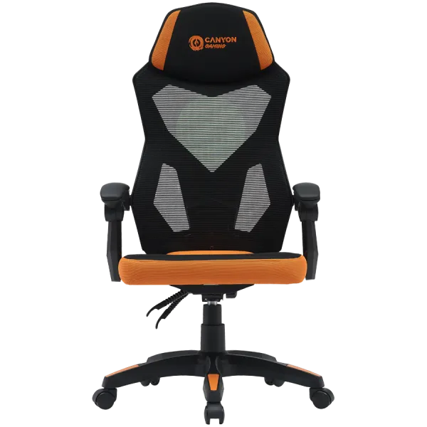 CANYON Fotel Gamingowy Wave MCH02 Mesh Pomarańczowy