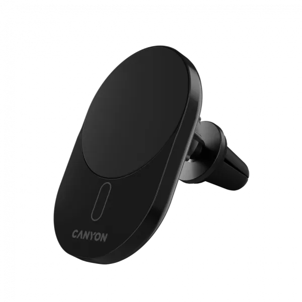 CANYON Ładowarka samoch. OnGrip 105 15W Qi2 Magnetyczna Czarna