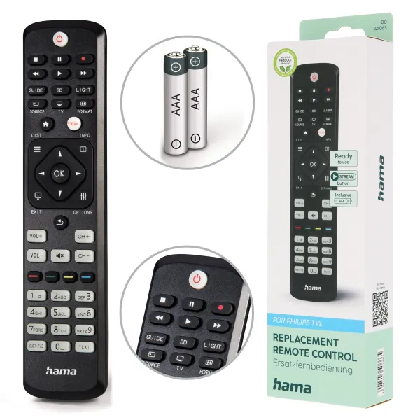 Pilot do TV Hama zamiennik do telewizora Philips smart tv