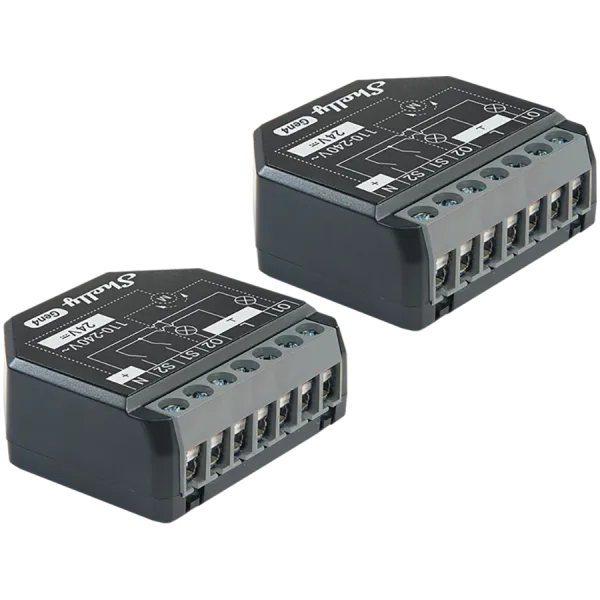 SHELLY 2PM Gen4 2-pack 2-kanałowy moduł z pomiarem mocy dwupak
