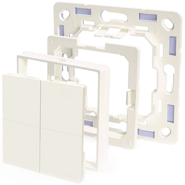 SHELLY Wall Switch Adapter Legrand Włącznik z ramkami i adapterem