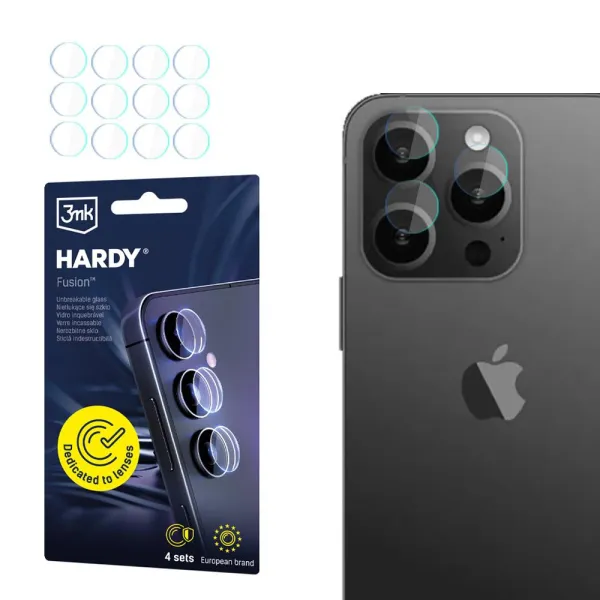 Apple iPhone 15 Pro Max - 3mk Hardy Fusion Lens Protection