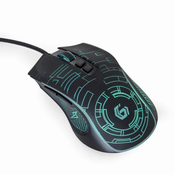 GEMBIRD GAMINGOWA MYSZ Z PODŚWIETLENIEM RGB USB CZ
