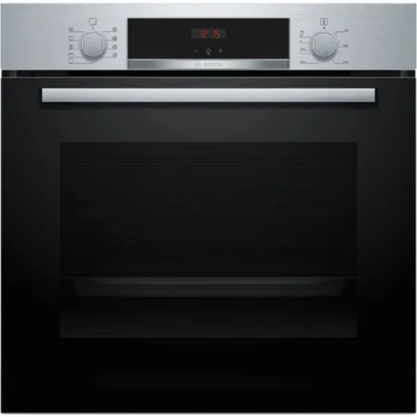 Piekarnik elektryczny Bosch HBA514BS3 Serie 4 71 l | termoobieg 3D | AquaStop | prowadnice teleskopowe | inox