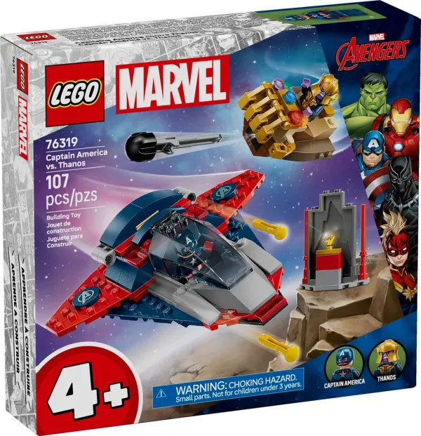 LEGO Marvel Super Heroes 76319 - Kapitan Ameryka kontra Thanos