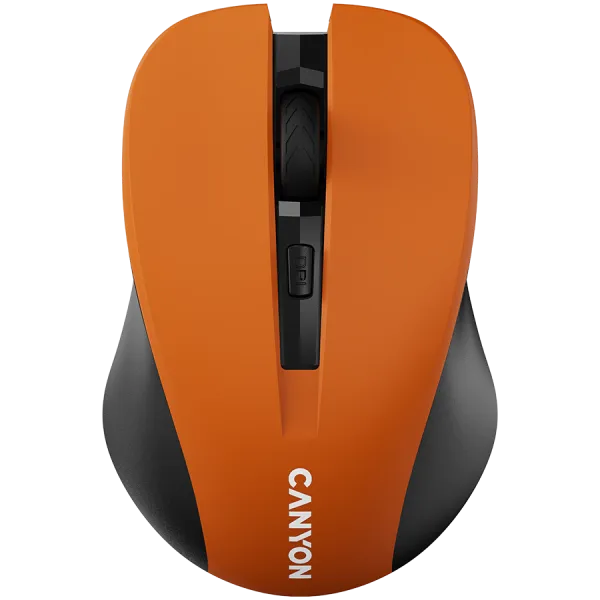 CANYON Mysz bezprzewodowa MW-1 Pomarańczowa