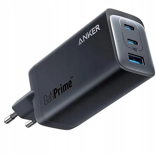 Ładowarka sieciowa ANKER GaNPrime 737 120W 2xUSB-C 1xUSB-A Czarna