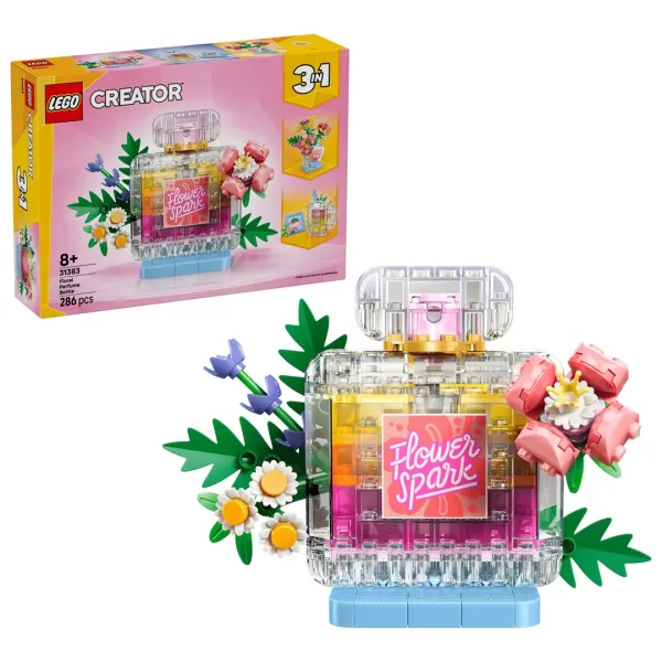 LEGO Creator 3w1 31383 - Flakon perfum z kwiatową ozdobą