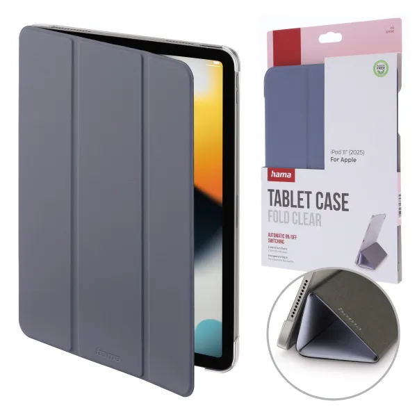 Etui pokrowiec futerał case Hama Fold clear do iPad 11" 11 gen 2025 lilac