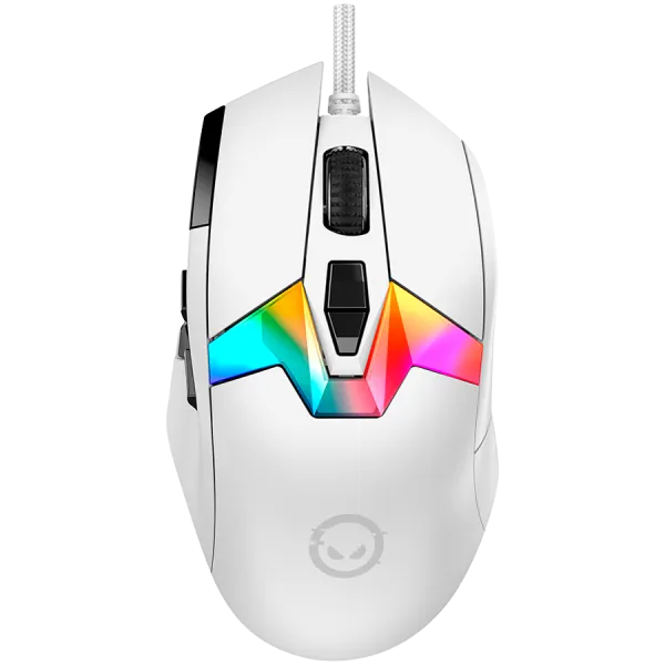 LORGAR Mysz Gamingowa Pro MSP80, 8000 Hz, Biała