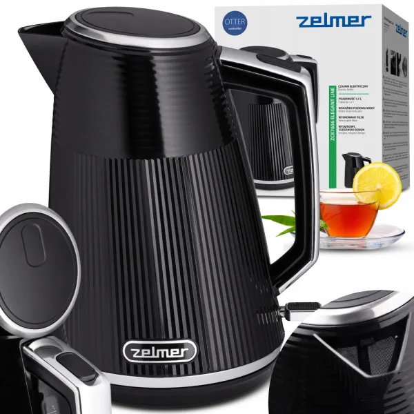 Czajnik 1,7L 2200W ZCK7656 Zelmer line black