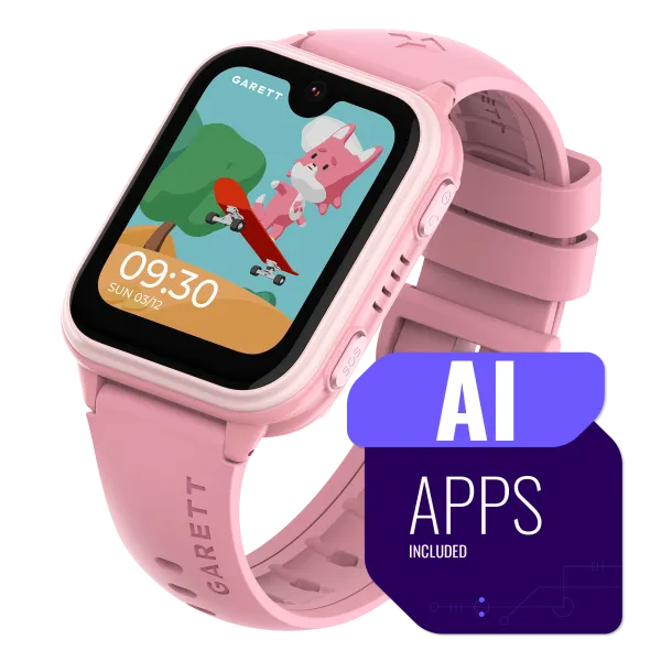 Smartwatch Garett Kids Vibe AI 4G różowy