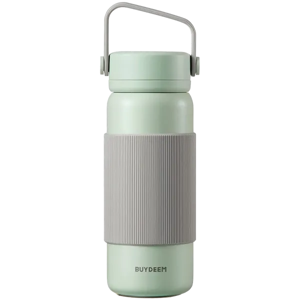 BUYDEEM Termos z zaparzaczem 400 ml, CD1011, Cozy Greenish