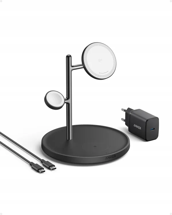 Ładowarka do smartfonów Anker MagGo Wireless Charging Station 15W 3-in-1