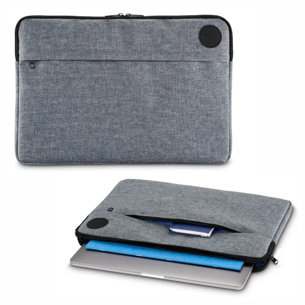 Hama etui do laptopa Genua 17,3" do 17 cali szare pokrowiec futerał