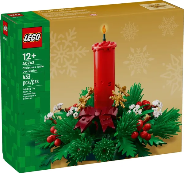 LEGO Okolicznościowe 40743 - Świąteczna dekoracja stołu