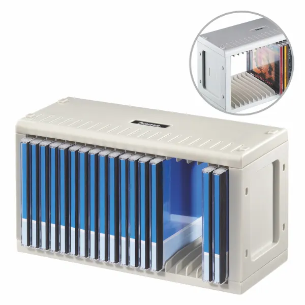 HAMA PÓŁKA NA 20 PŁYT CD SZARY STOJAK ORGANIZER