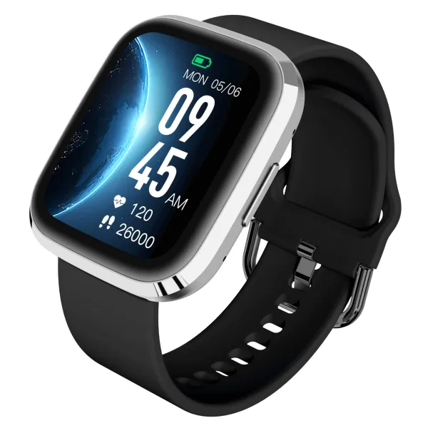 Smartwatch Garett GRC STYLE srebrno-czarny