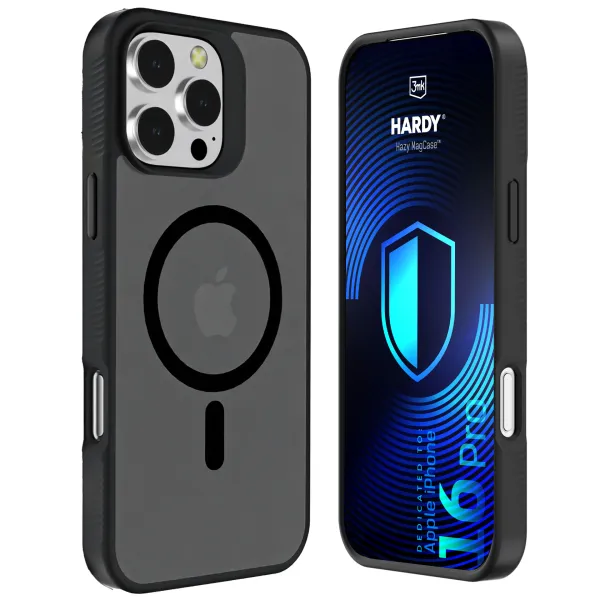 Apple iPhone 16 Pro - 3mk Hardy Hazy MagCase Black