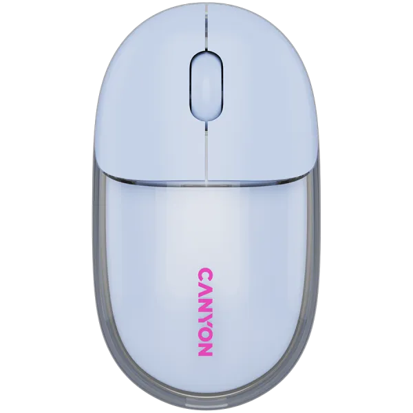 CANYON mouse OnClick 24 BT/ Wireless Transparent/Blue