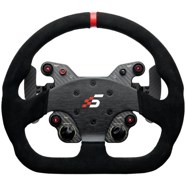 SIMAGIC Kierownica GT1 D-typ 330mm, QR70, magnetyczne łopatki, alcantara