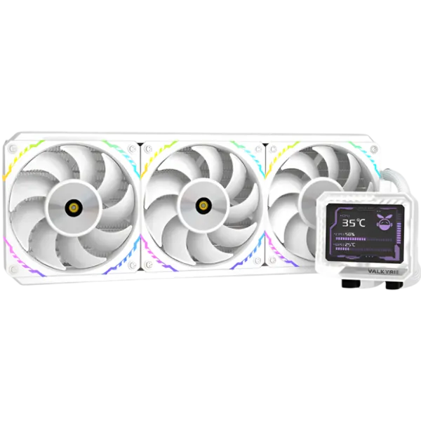 VALKYRIE V360 LCD White chłodzenie wodne AIO CPU Biały