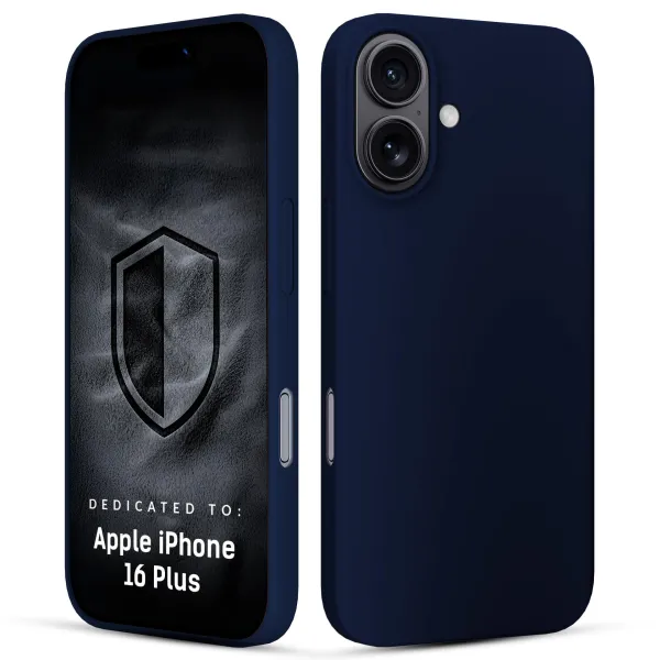 Apple iPhone 16 Plus - 3mk Hardy Mellow Case Dark Blue